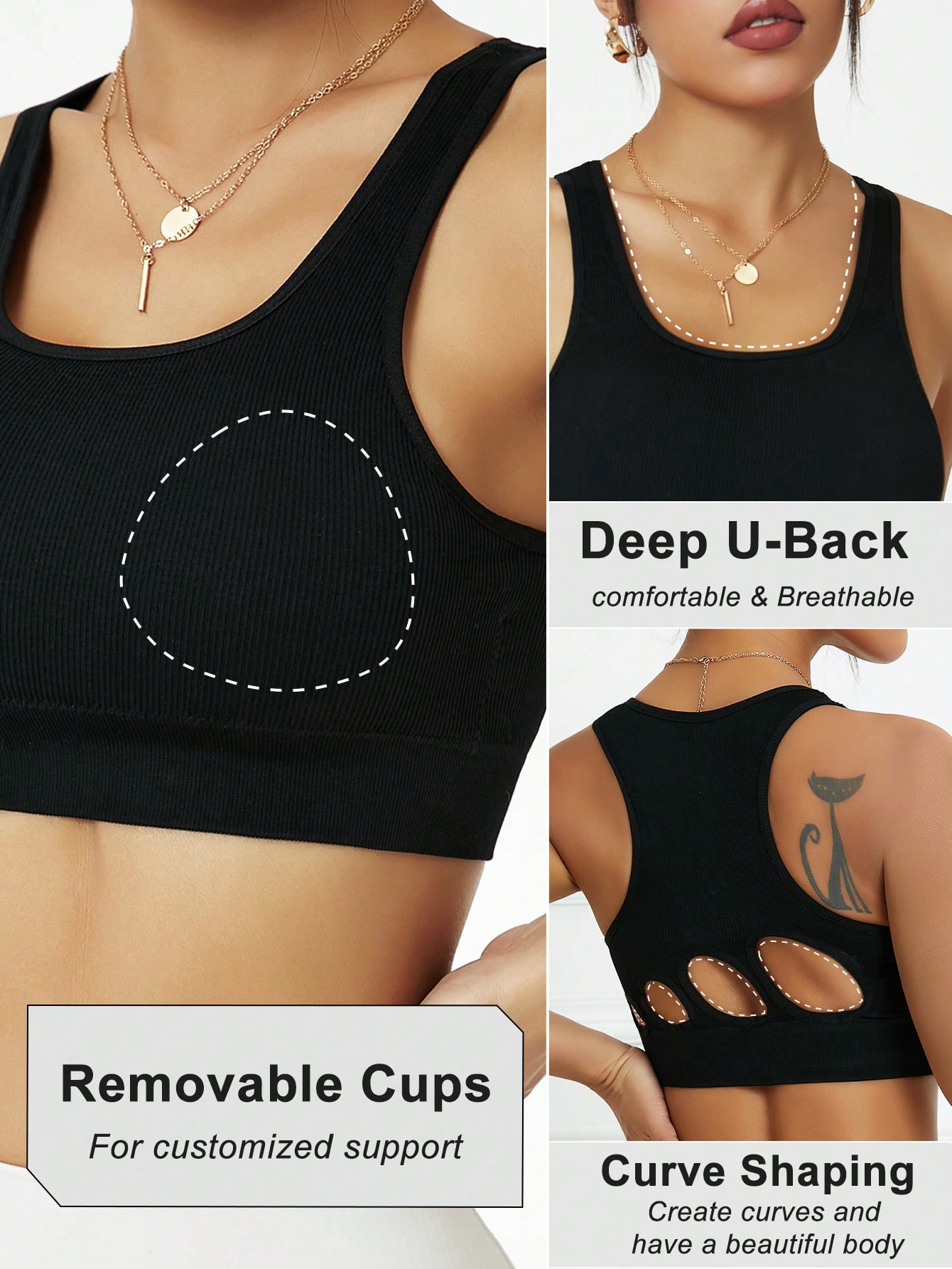 Damski bezszwowy sportowy bius – Seamless Ribbed Workout Tank Top recenzja i cena