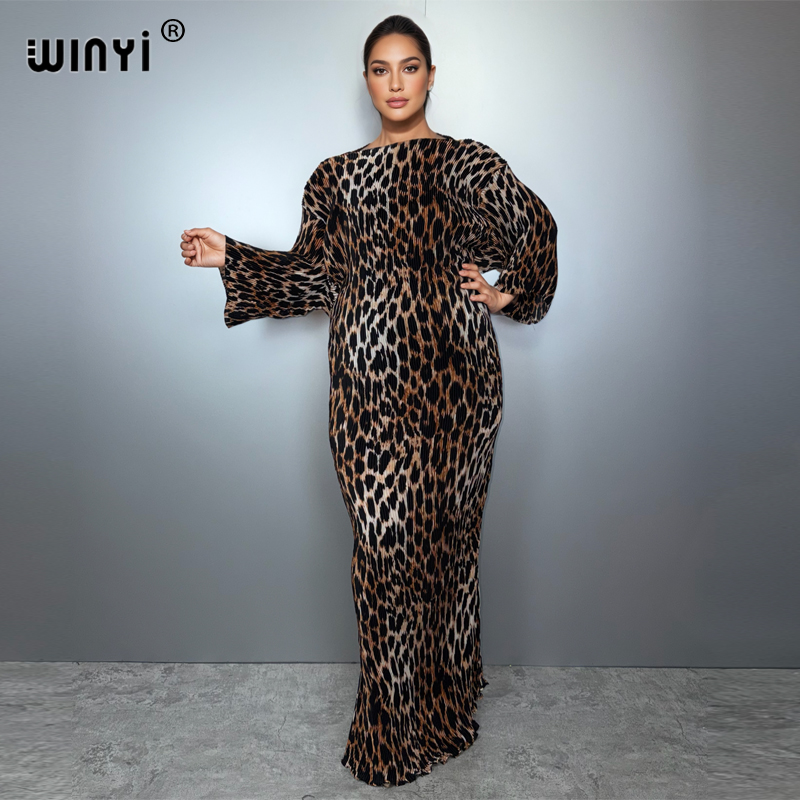 Sukienka WINYI letnia plisowan – Boho Summer Beach Maxi Dress recenzja i cena