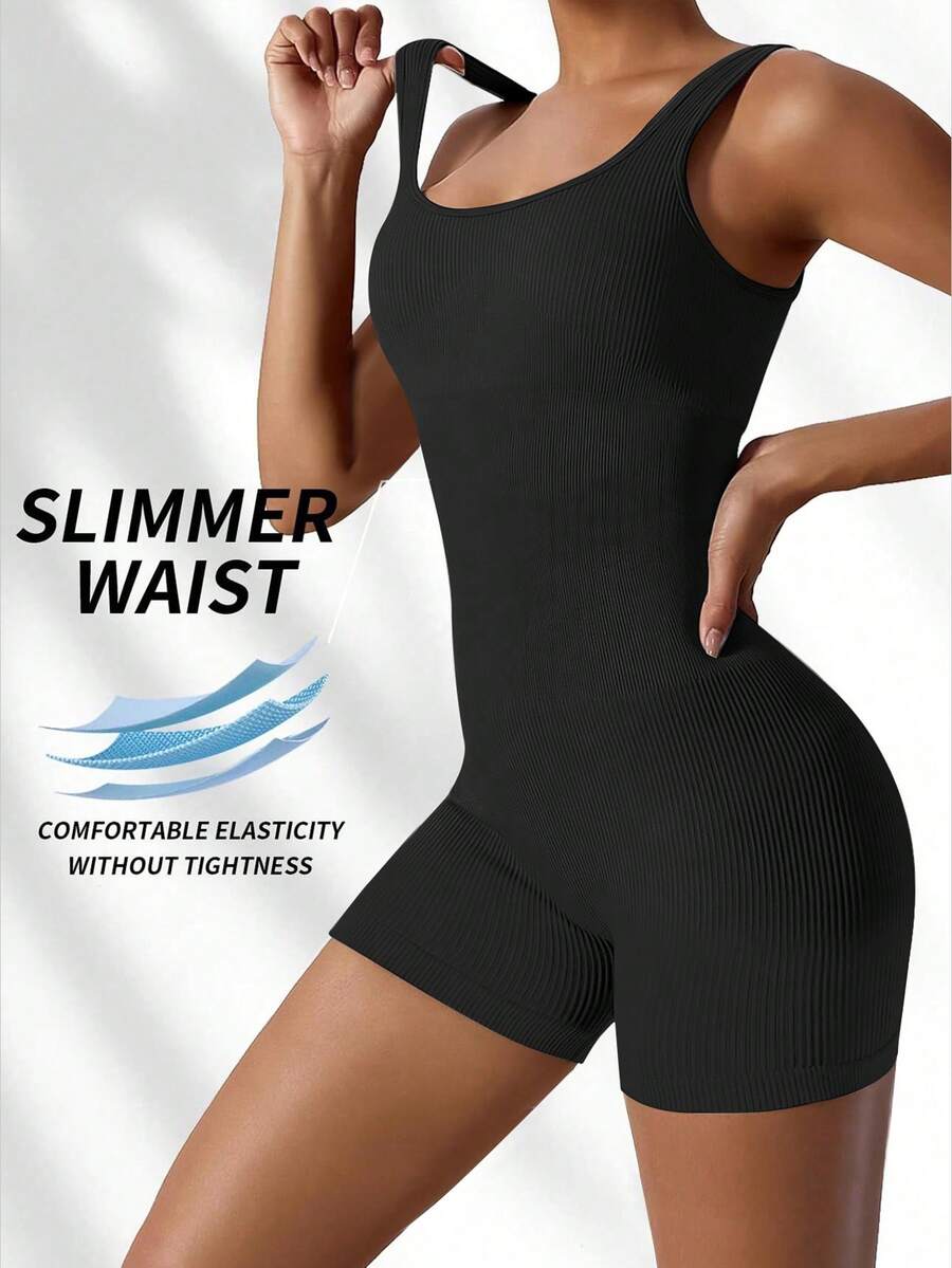 KIKIMINK Damskie kombinezony b – Seamless Ribbed Workout Tank Top recenzja i cena