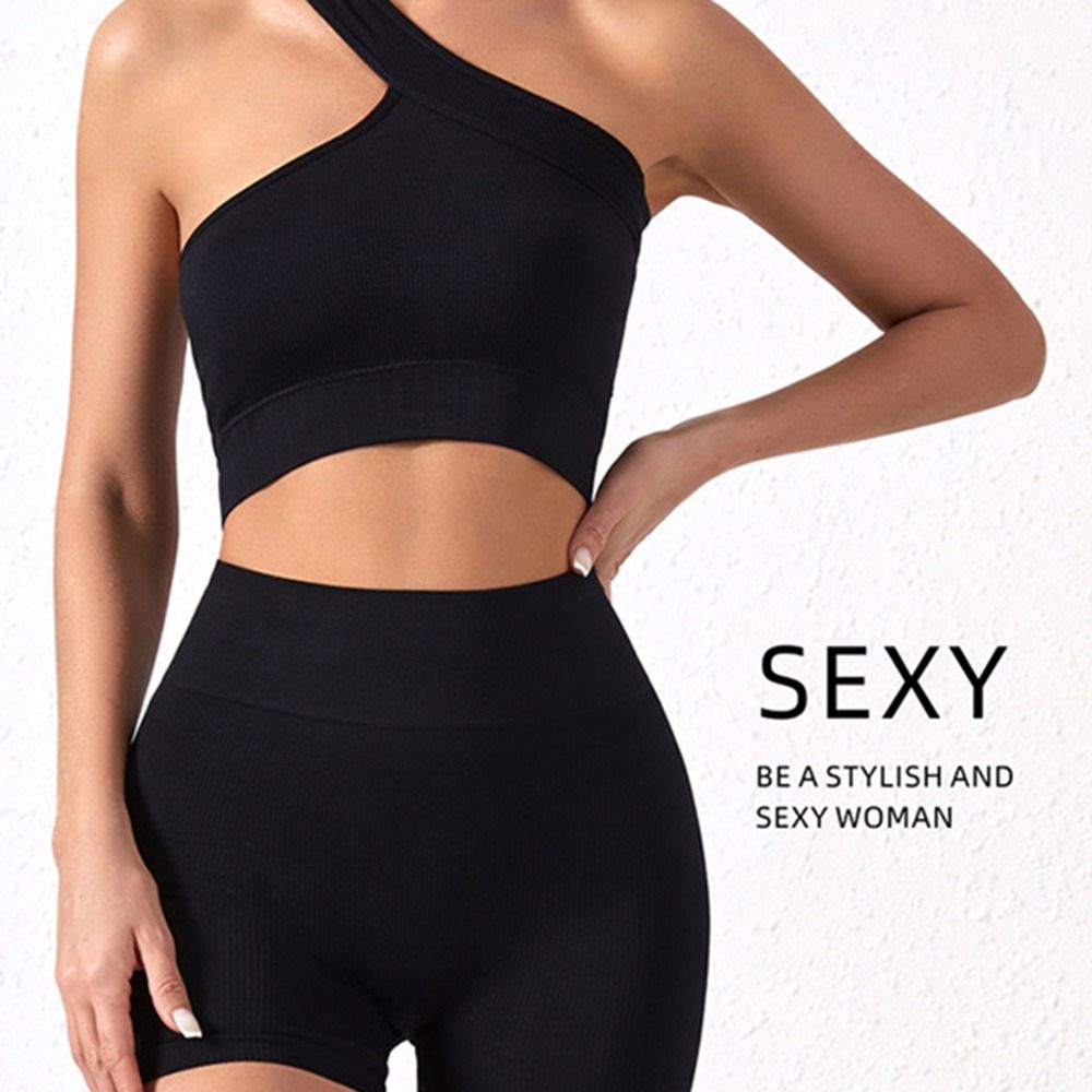 2-częściowy zestaw sportowy dl – Seamless Ribbed Workout Tank Top recenzja i cena